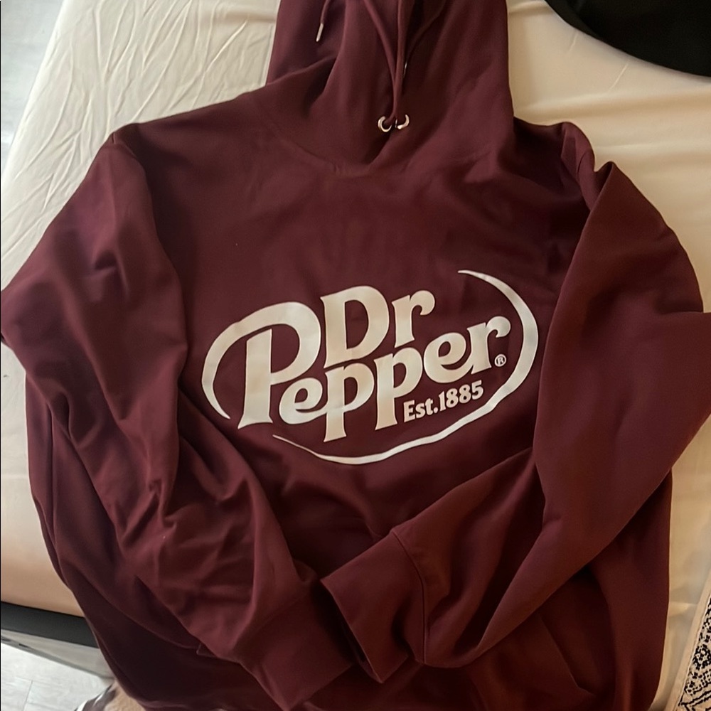 Dr Pepper Maroon Hoodie